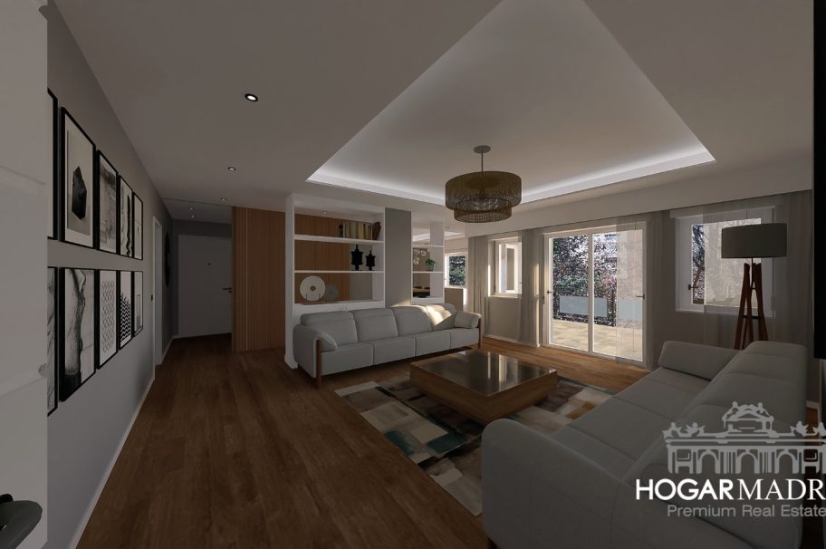 Con terraza, completamente exterior