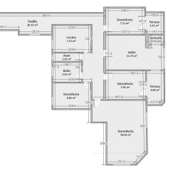 Piso luminoso en Vallehermoso